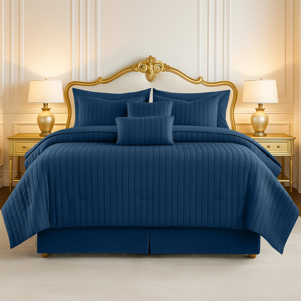 Luxe Quilted Bedding Set (10pc)