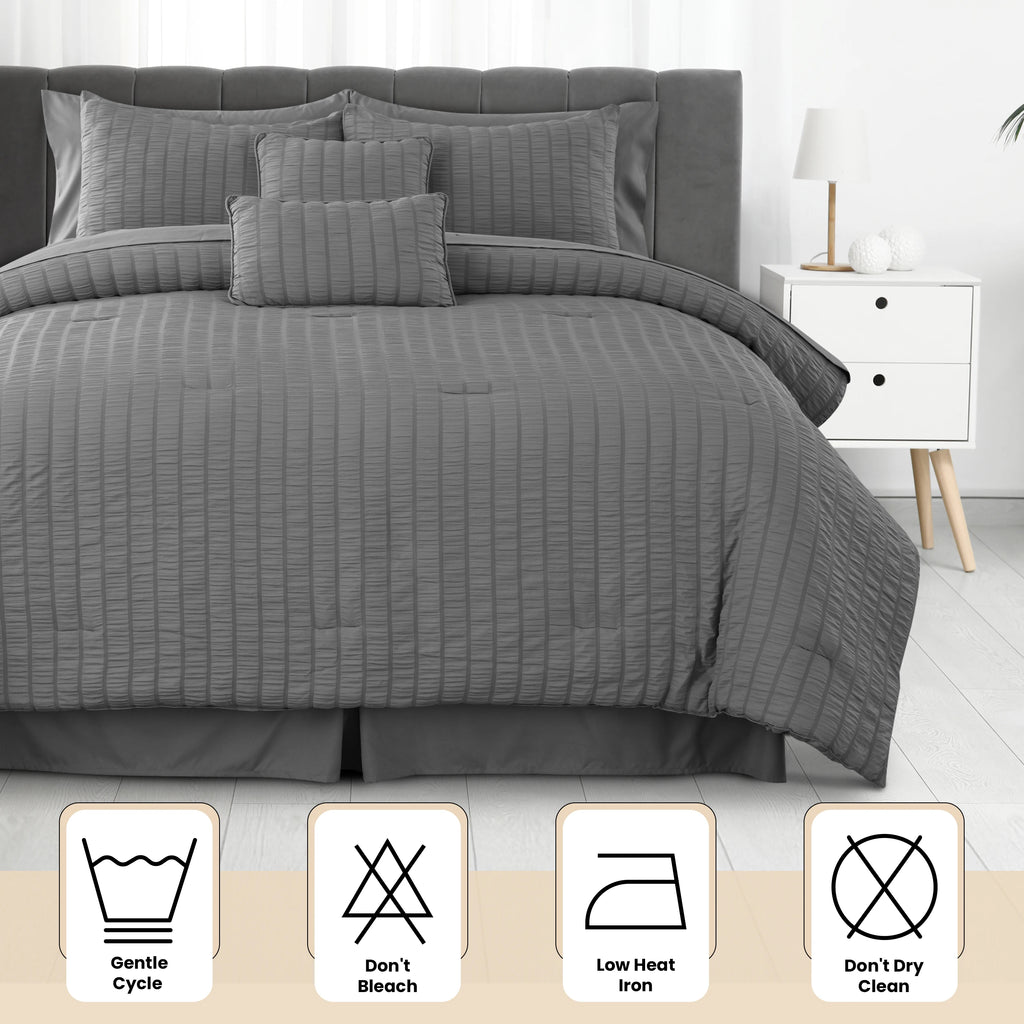 Luxe Quilted Bedding Set (10pc)