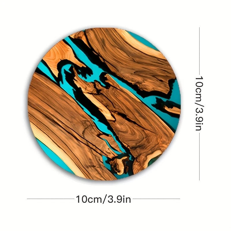 Turquoise Western Coasters (6PCS)