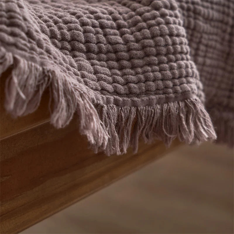 Muslin Textured Throw