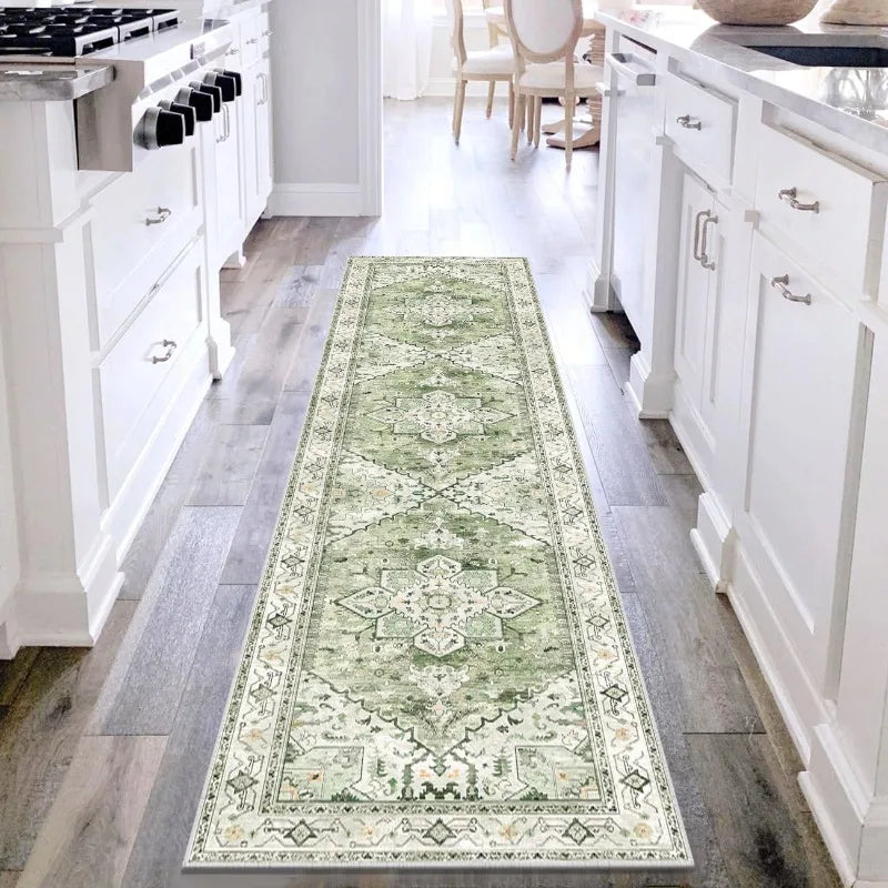 Vintage Persian Floral Runner