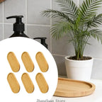 Oval Wooden Coasters (6PCS)
