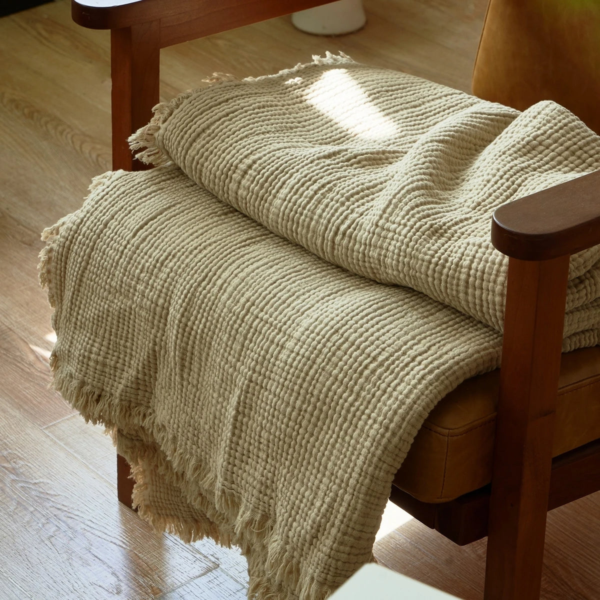 Muslin Textured Throw