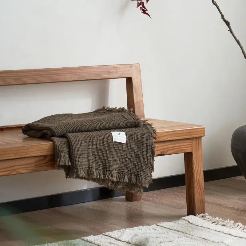 Muslin Textured Throw