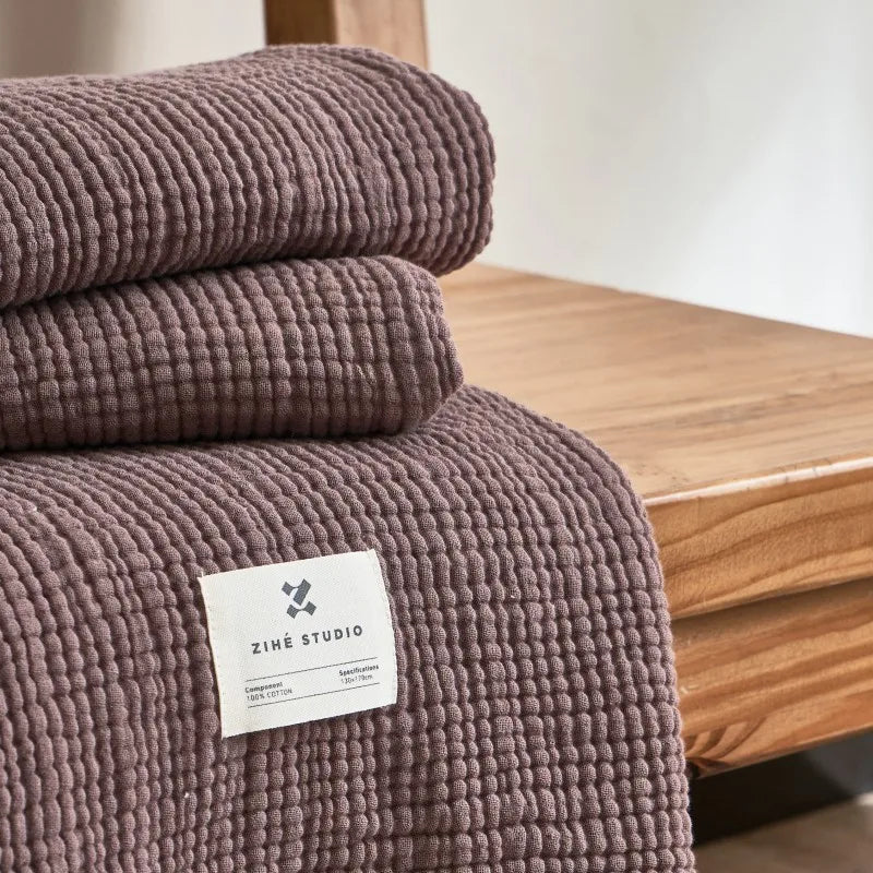 Muslin Textured Throw