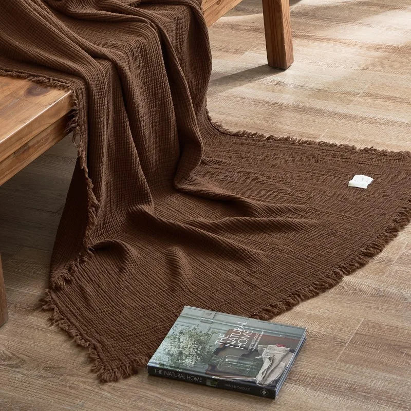Muslin Textured Throw