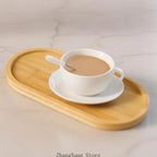 Oval Wooden Coasters (6PCS)