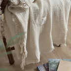 Muslin Textured Throw