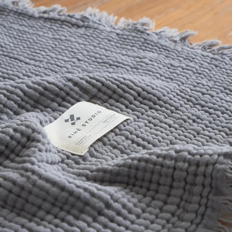 Muslin Textured Throw