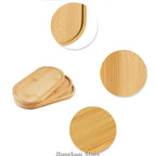 Oval Wooden Coasters (6PCS)