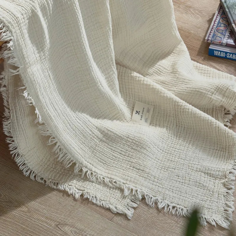 Muslin Textured Throw