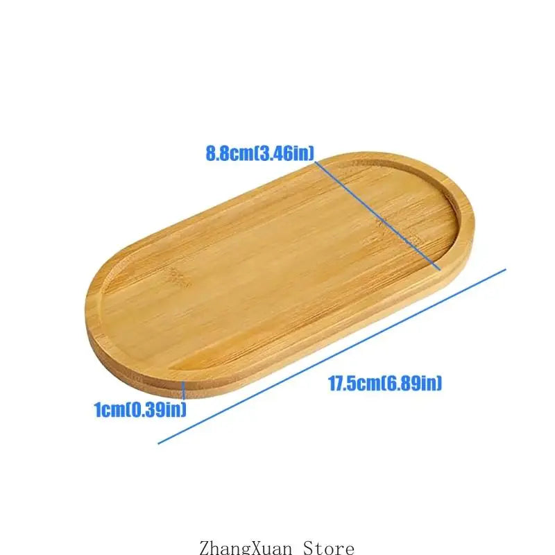 Oval Wooden Coasters (6PCS)
