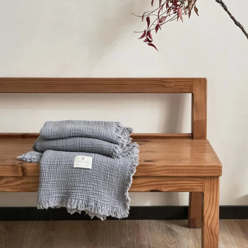 Muslin Textured Throw