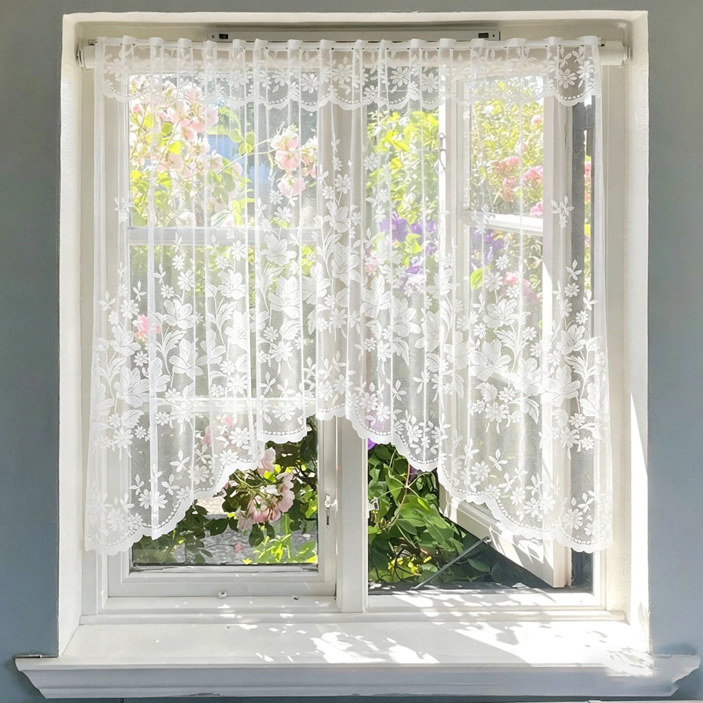 Floral Lace Curtains