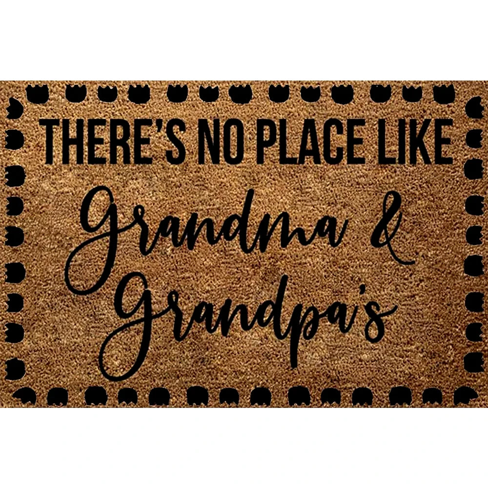 There's No Place Like Grandpa & Grandma Dormat