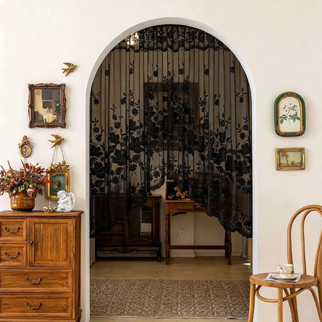 Floral Lace Curtains