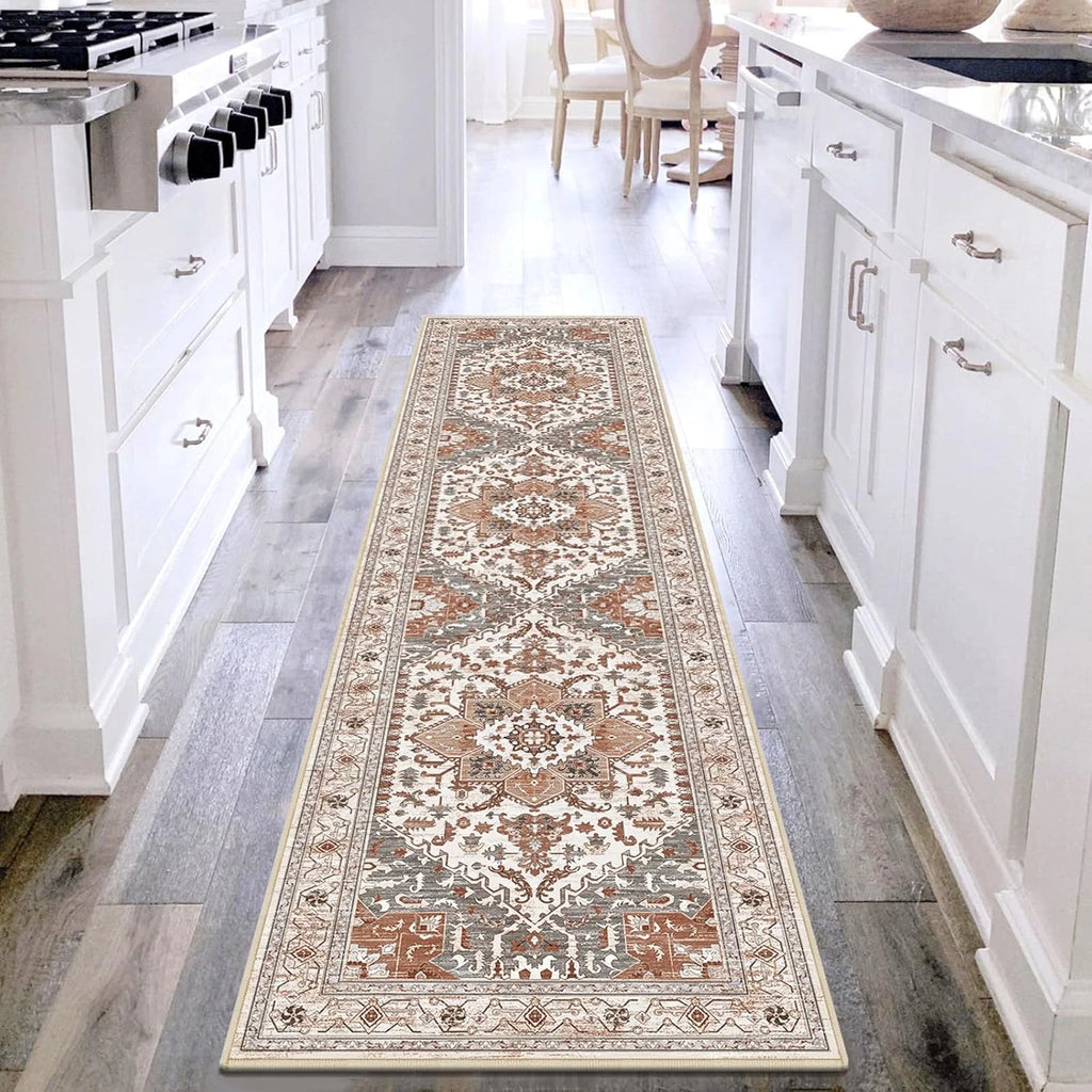Vintage Persian Floral Runner