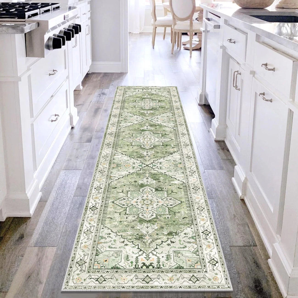 Vintage Persian Floral Runner