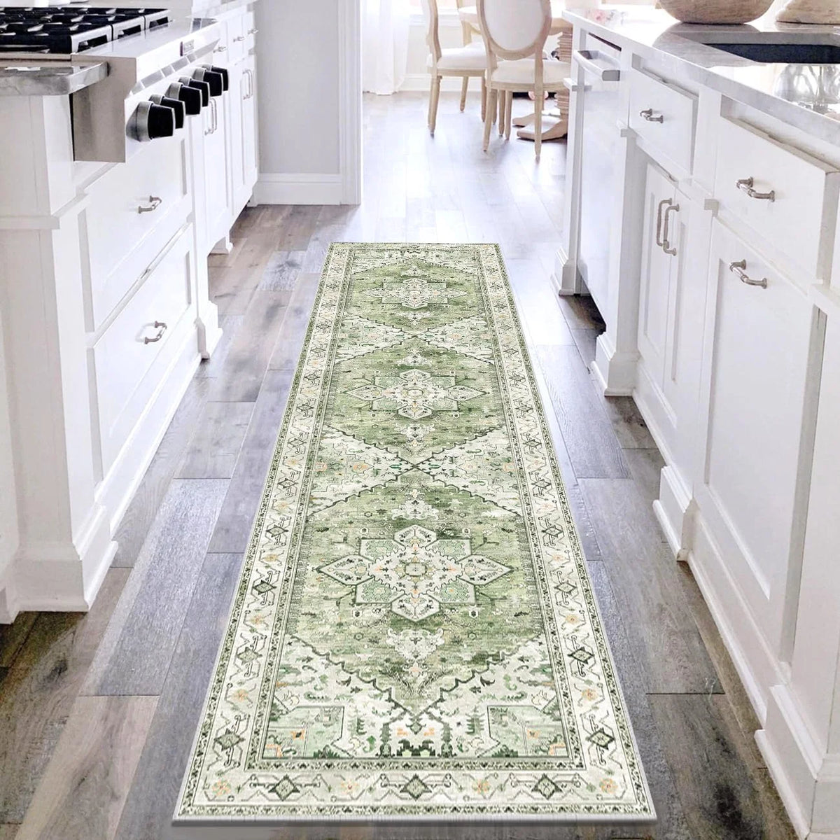 Vintage Persian Floral Runner