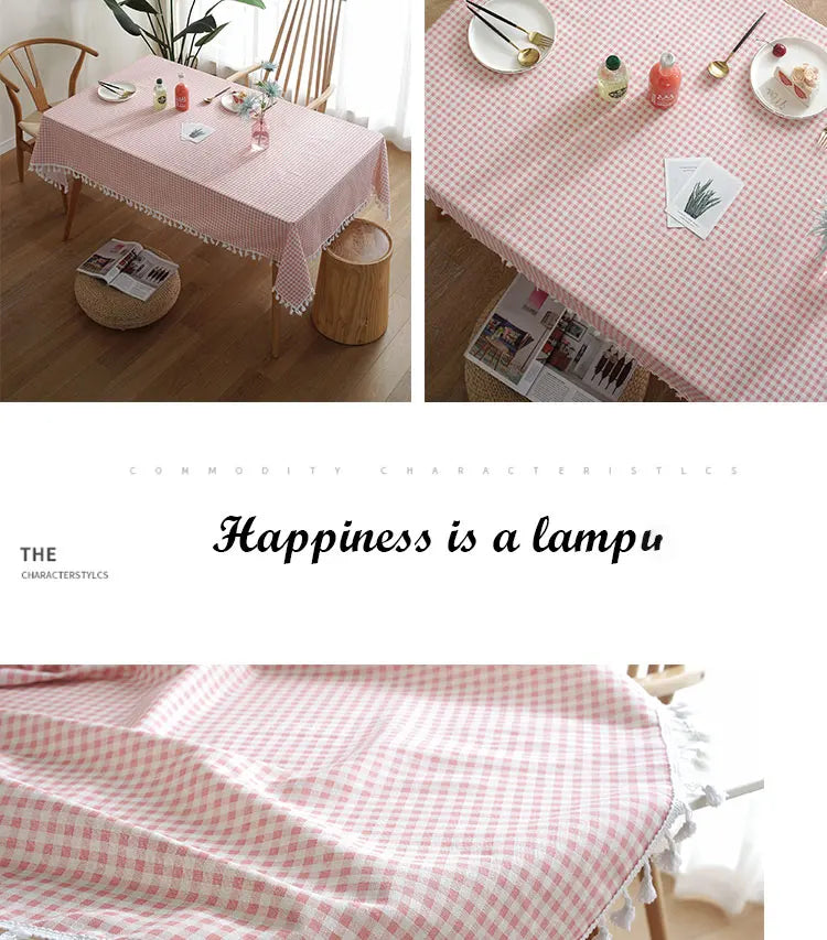 Sweet Meadow Fringe Tablecloth