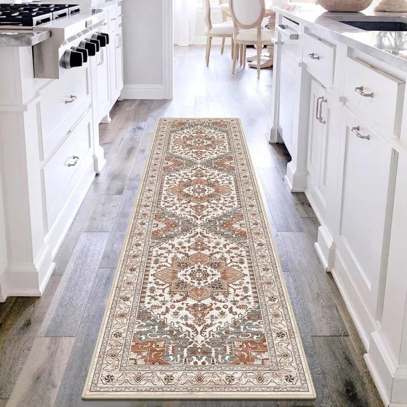 Vintage Persian Floral Runner