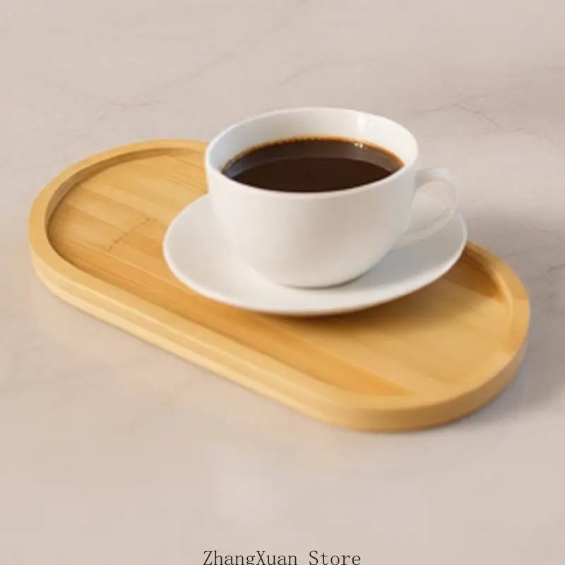 Oval Wooden Coasters (6PCS)
