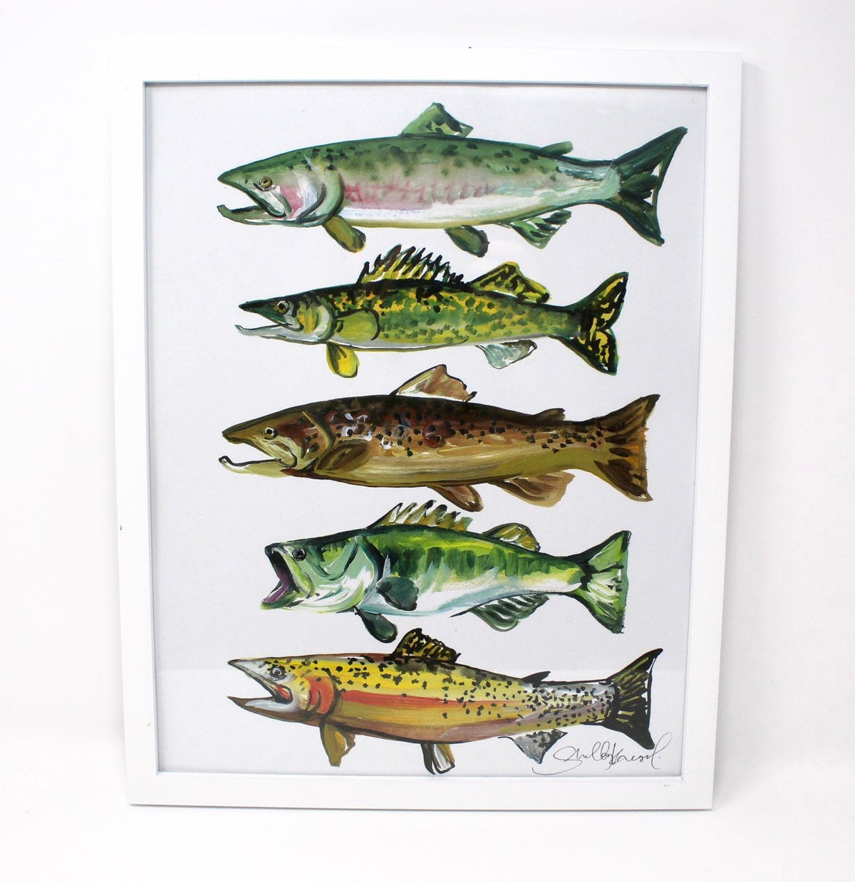 Fish Print Art – The Dusty Dahlia